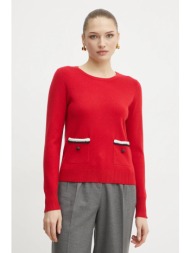 πουλόβερ morgan mgalon χρώμα: κόκκινο, mgalon 43% ακρυλικό, 32% πολυαμίδιο, 25% ανακυκλωμένος πολυεσ