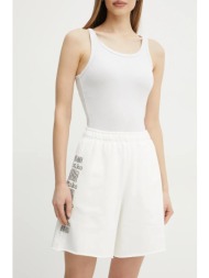 βαμβακερό σορτσάκι pinko χρώμα: άσπρο, 104619 a2cv 100% βαμβάκι