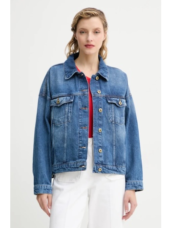 τζιν μπουφάν sessun χρώμα μπλε, 23321006 100% βαμβάκι