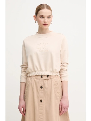 βαμβακερή μπλούζα calvin klein jeans γυναικεία, χρώμα