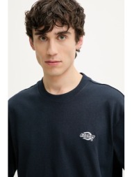 βαμβακερό μπλουζάκι dickies ανδρικό, χρώμα: ναυτικό μπλε, dk0a4yaidnx1 100% βαμβάκι