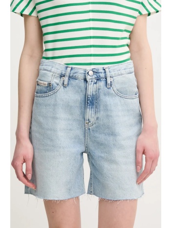 τζιν σορτς calvin klein jeans χρώμα μπλε, j20j225155 82%