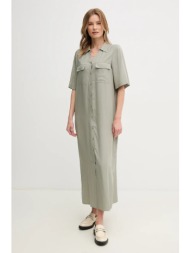 φόρεμα mos mosh χρώμα: πράσινο, 169370 100% lyocell