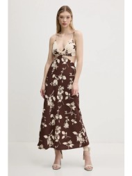 φόρεμα abercrombie & fitch χρώμα: καφέ, ki159-5551 κύριο υλικό: 100% πολυεστέρας
φόδρα: 97% πολυεστέ