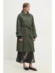 παλτό answear lab χρώμα: πράσινο κύριο υλικό: 65% πολυεστέρας, 35% βαμβάκι
φόδρα: 100% πολυεστέρας