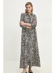 φόρεμα answear lab χρώμα: μαύρο 100% βισκόζη