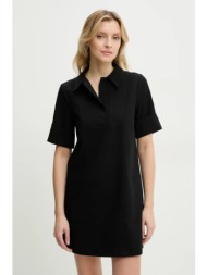 φόρεμα answear lab χρώμα: μαύρο 54% πολυεστέρας, 39% βισκόζη, 7% ελαστάν