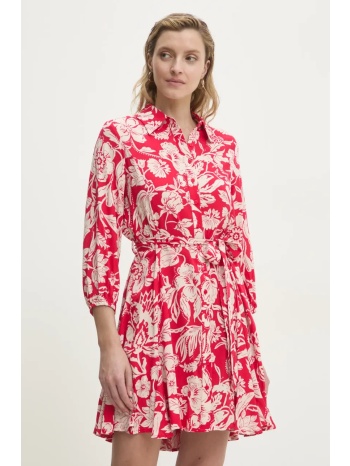 φόρεμα answear lab χρώμα κόκκινο 100% βισκόζη