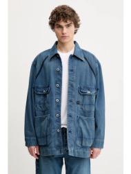 τζιν μπουφάν g-star raw χρώμα: ναυτικό μπλε, d26165-d491 κύριο υλικό: 75% βαμβάκι, 25% ανακυκλωμένο 