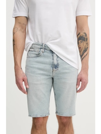 τζιν σορτς calvin klein jeans χρώμα μπλε, j30j327185 κύριο