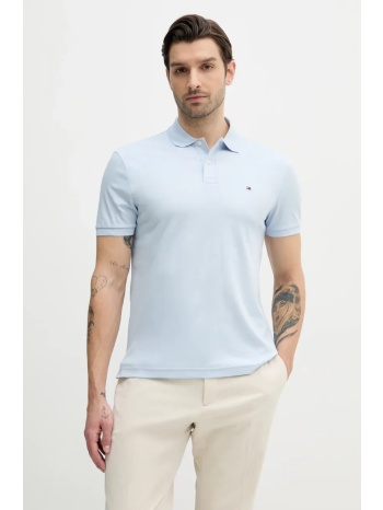 βαμβακερό μπλουζάκι πόλο tommy hilfiger ανδρικό, χρώμα