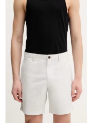 βαμβακερό σορτσάκι theory χρώμα: γκρι, p0374210 100% βαμβάκι