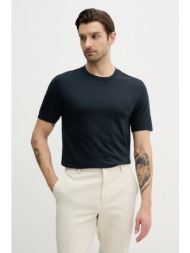 μπλουζάκι boss χρώμα: ναυτικό μπλε, 50521129 67% lyocell, 33% βαμβάκι