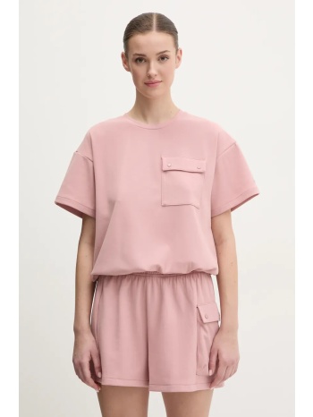 αθλητικό μπλουζάκι columbia granite point χρώμα ροζ