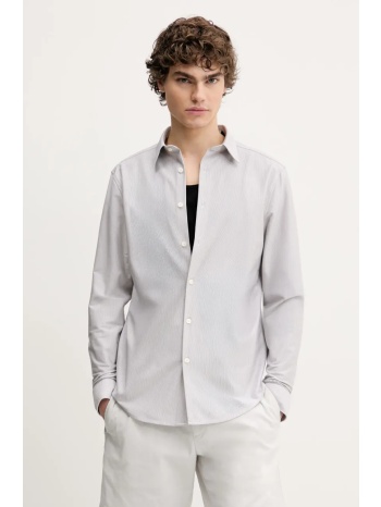 πουκάμισο theory χρώμα γκρι, o0794502 53% βαμβάκι, 47%