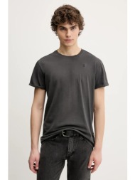 βαμβακερό μπλουζάκι g-star raw ανδρικό, χρώμα: γκρι, d25971-2653 100% οργανικό βαμβάκι