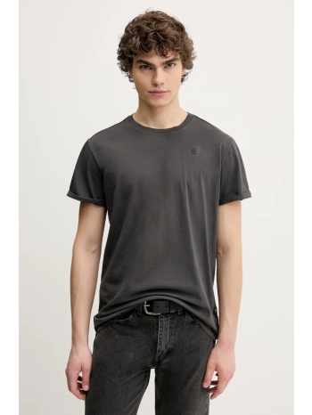 βαμβακερό μπλουζάκι g-star raw ανδρικό, χρώμα γκρι