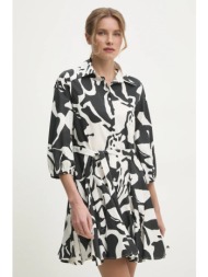 βαμβακερό φόρεμα answear lab χρώμα: μαύρο 100% βαμβάκι