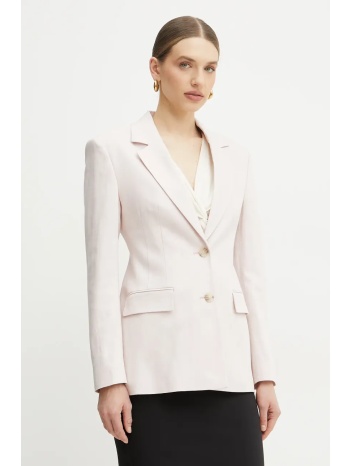 σακάκι boss χρώμα ροζ, 50537451 κύριο υλικό 99% βισκόζη