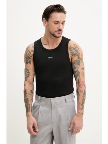 μπλουζάκι hugo χρώμα μαύρο, 50542089 96% βαμβάκι, 4%