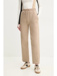 παντελόνι φόρμας boss χρώμα: μπεζ, 50537486 82% βαμβάκι, 14% πολυεστέρας, 4% ελαστάν