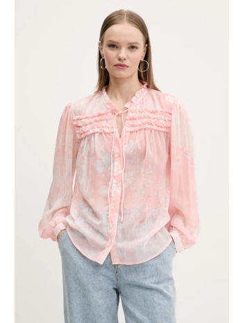 πουκάμισο desigual enio χρώμα ροζ, 25swbw05 98%