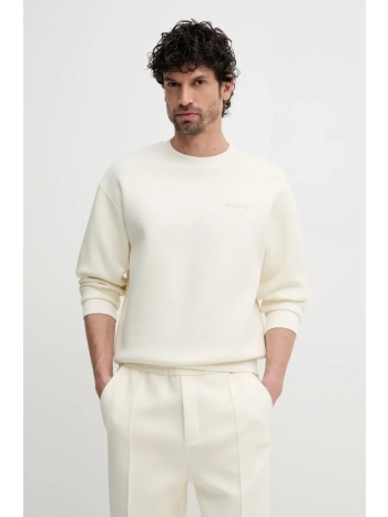 μπλούζα mackage χρώμα μπεζ, julian υλικό 1 53% βαμβάκι