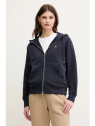 μπλούζα gant χρώμα: ναυτικό μπλε, με κουκούλα, 4201412 κύριο υλικό: 87% βαμβάκι, 13% πολυεστέρας
πλέ