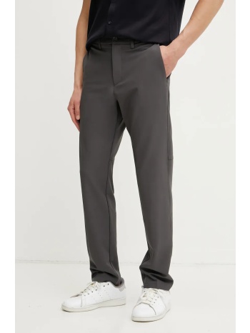 παντελόνι boss green χρώμα γκρι, 50534303 κύριο υλικό 95%