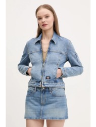 μπουφάν dickies χρώμα: μπλε, dk0a4zank211 99% βαμβάκι, 1% ελαστάν