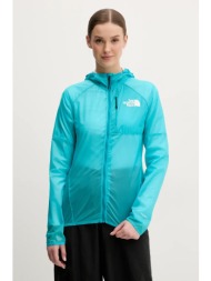 αντιανεμικό the north face windstream χρώμα: τιρκουάζ, nf0a87hf6ib1 κύριο υλικό: 94% πολυαμίδιο, 6% 