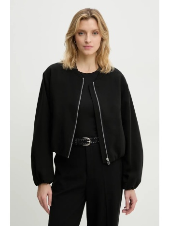 μπουφάν answear lab χρώμα μαύρο κύριο υλικό 77%