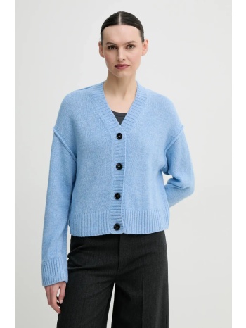 μάλλινη ζακέτα day birger et mikkelsen jordane χρώμα μπλε