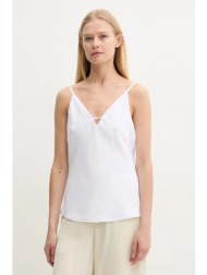 μπλουζάκι guess caroline χρώμα: άσπρο, w5gh58 wgld2 100% πολυεστέρας