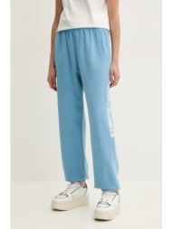 βαμβακερό παντελόνι pinko χρώμα: μπλε, 104790 a2cv 100% βαμβάκι