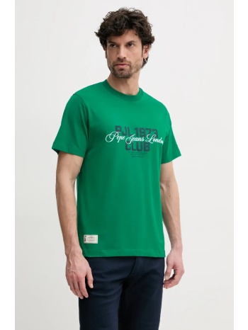 βαμβακερό μπλουζάκι pepe jeans talbot ανδρικό, χρώμα