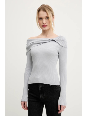 πουλόβερ abercrombie & fitch χρώμα γκρι, ki150-5175 83%