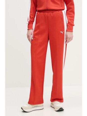παντελόνι φόρμας puma χρώμα κόκκινο, 629797 κύριο υλικό