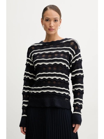 πουλόβερ από λινό μείγμα guess valerie γυναικείο, χρώμα