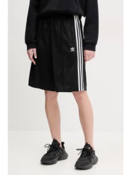 σορτς adidas originals firebird χρώμα: μαύρο, jd0286 100% πολυεστέρας