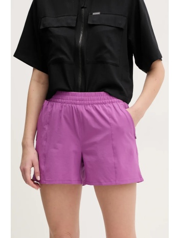 σορτς εξωτερικού χώρου columbia endless strand χρώμα μοβ