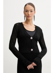 πουλόβερ silvian heach ilceni χρώμα: μαύρο, gpp25303cd 75% βισκόζη, 25% νάιλον