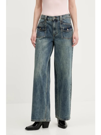 τζιν παντελόνι guess originals χρώμα ναυτικό μπλε, w5rg02