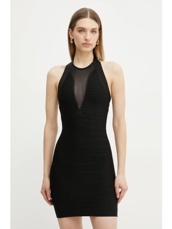 φόρεμα herve leger jolie χρώμα μαύρο, hlt8499826 υλικό 1