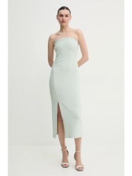 φόρεμα day birger et mikkelsen coralie χρώμα: μπλε, day65243667 94% πολυεστέρας, 6% ελαστάν