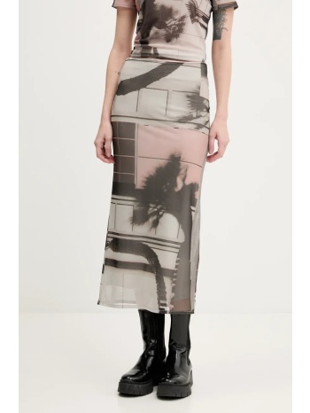 φούστα desigual shelley χρώμα μπεζ, 25swfk05 κύριο υλικό