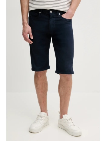 σορτς pepe jeans slim gymdigo short χρώμα ναυτικό μπλε