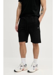 σορτς paul&shark χρώμα: μαύρο, c0p1237 96% βαμβάκι, 4% ελαστάν