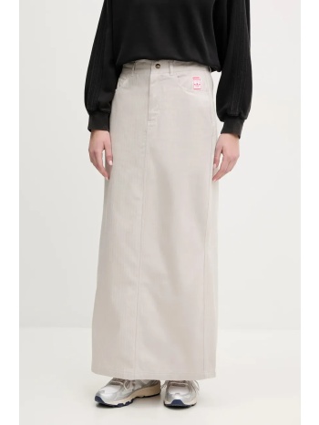 βαμβακερή φούστα adidas originals aop maxi skirt χρώμα
