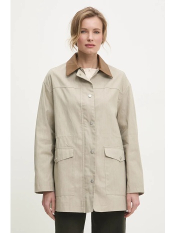 μπουφάν answear lab χρώμα μπεζ φόδρα 100%